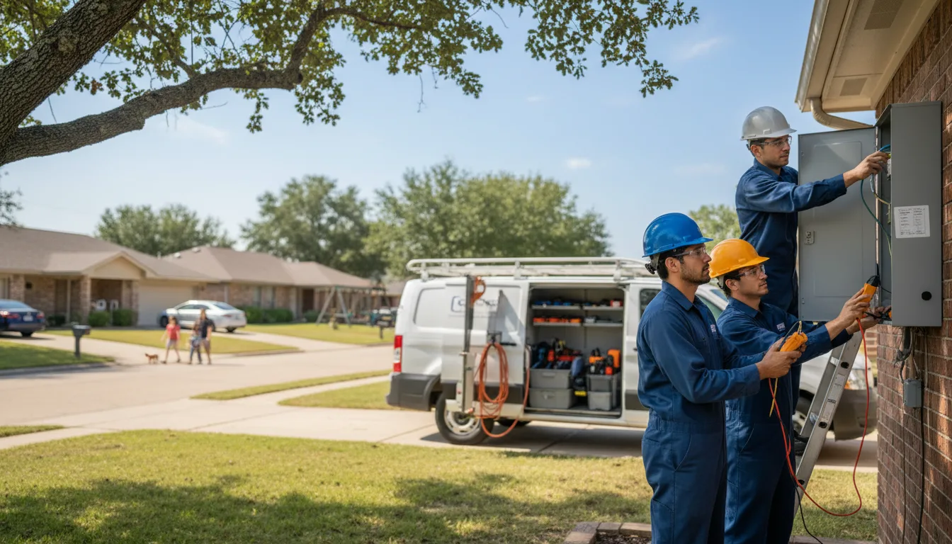Certified electrician providing emergency electrical services in Nellis Afb, NV